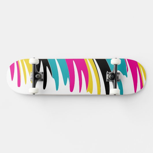 Skateboard Trendy Thick Paint Art (Horizontaal)