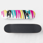 Skateboard Trendy Thick Paint Art (Horizontaal)