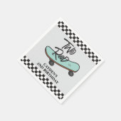 Skateboard Twee Rad 2e Verjaardag Servet (Hoek)