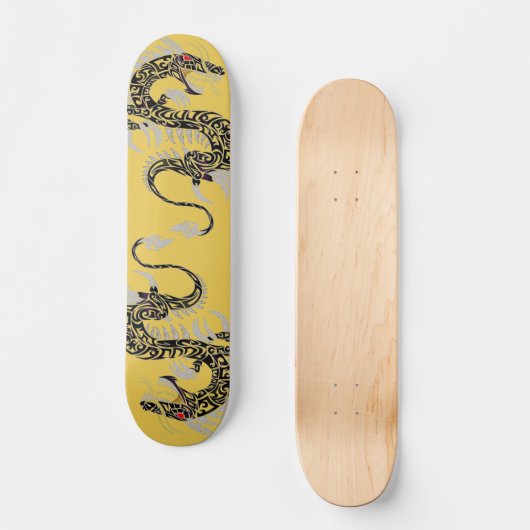 Skateboard Twin Tribal Dragon (Voorkant)
