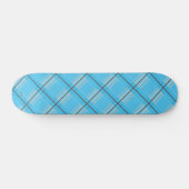Skateboard Two Tone Blauwe Geruite HAMbWG  (Horizontaal)