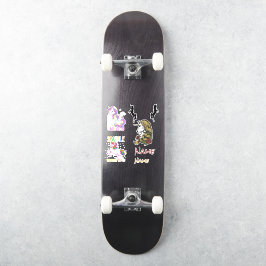 Skateboard Unicorns Custom-Cut Vinyl Sticker