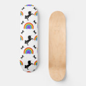 Skateboard Unicorns en Rainbows (Voorkant)
