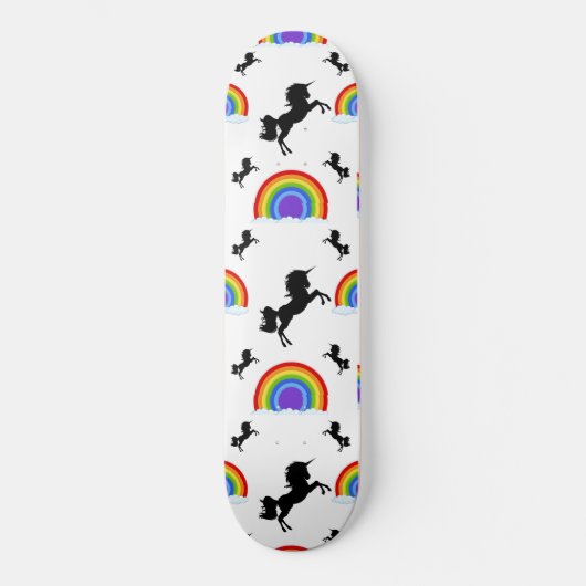 Skateboard Unicorns en Rainbows (Voorkant)