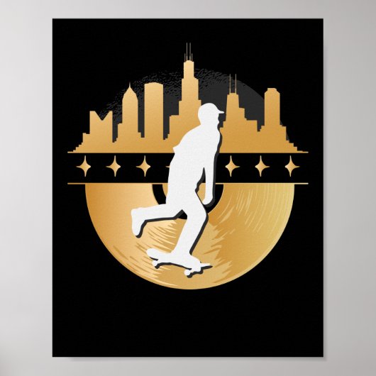 Skateboard, Urban & Lifestyle Poster (Voorkant)