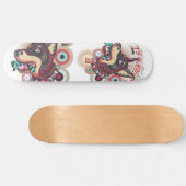 Skateboard – Urban Loyalty Doberman Pop-Art Design (Horizontaal)