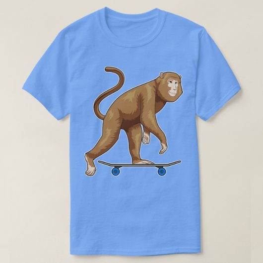 Skateboard van aap t-shirt (Design voorkant)