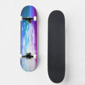 Skateboard van abstract pijlpatroon (Voorkant)