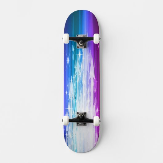 Skateboard van abstract pijlpatroon (Voorkant)