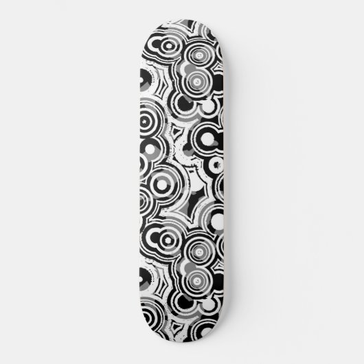 skateboard van abstracte cirkels (Voorkant)