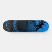 skateboard van blauwe draak (Horizontaal)