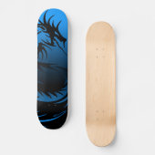 skateboard van blauwe draak (Voorkant)