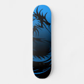 skateboard van blauwe draak (Voorkant)