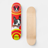 skateboard van Boston Terrier Mirabelle (Voorkant)
