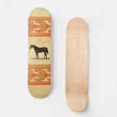 Skateboard van bruine paarden (Voorkant)
