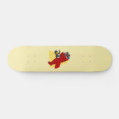 skateboard van cartoon van pinguïn (Horizontaal)