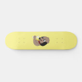 skateboard van cartoon van puppy dog (Horizontaal)