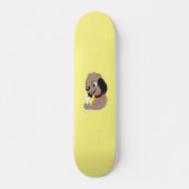 skateboard van cartoon van puppy dog (Voorkant)