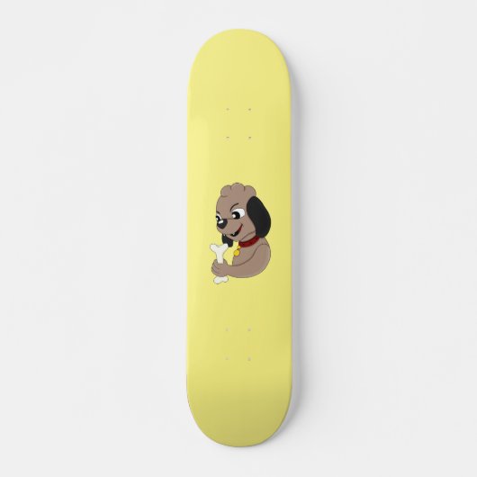 skateboard van cartoon van puppy dog (Voorkant)