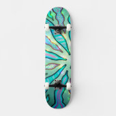 Skateboard van de Coral-tak van Turquoise (Voorkant)