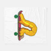 Skateboard van de derde pijler fleece deken (Voorkant (Horizontaal))