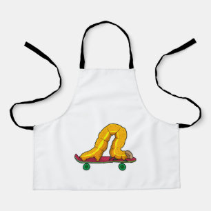 Skateboard van de derde pijler schort