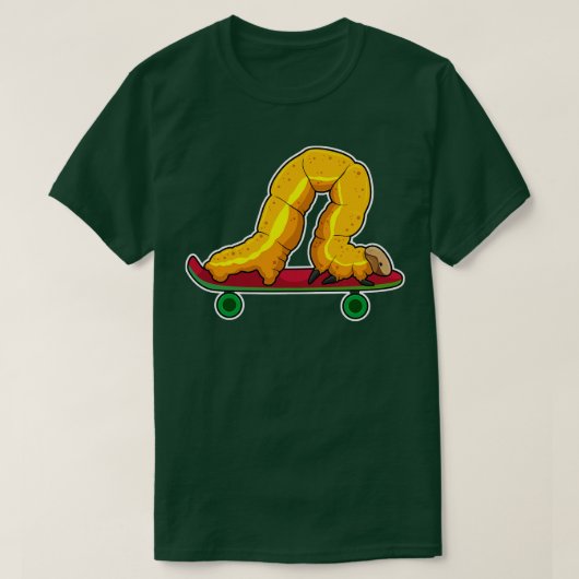 Skateboard van de derde pijler t-shirt (Design voorkant)