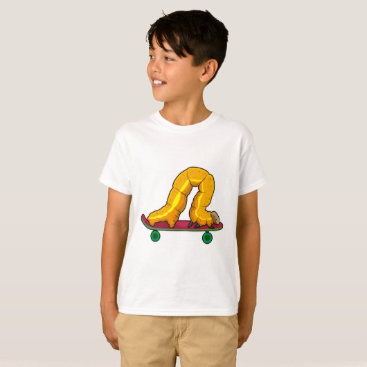 Skateboard van de derde pijler t-shirt (Voorkant volledig)