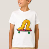 Skateboard van de derde pijler t-shirt (Voorkant)