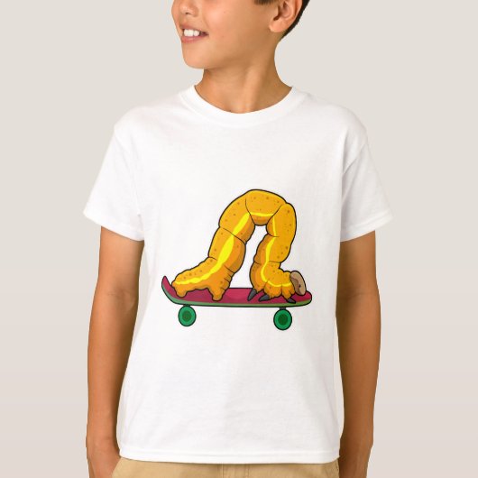 Skateboard van de derde pijler t-shirt (Voorkant)