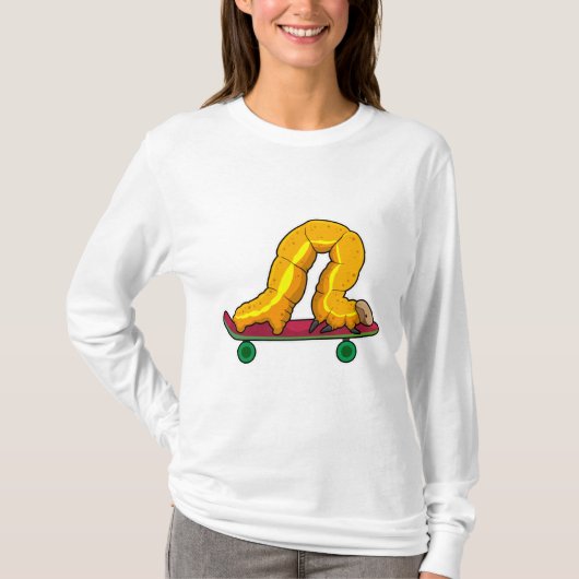 Skateboard van de derde pijler t-shirt (Voorkant)