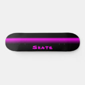 Skateboard van de Flits van de Roze van de Tekst a (Horizontaal)