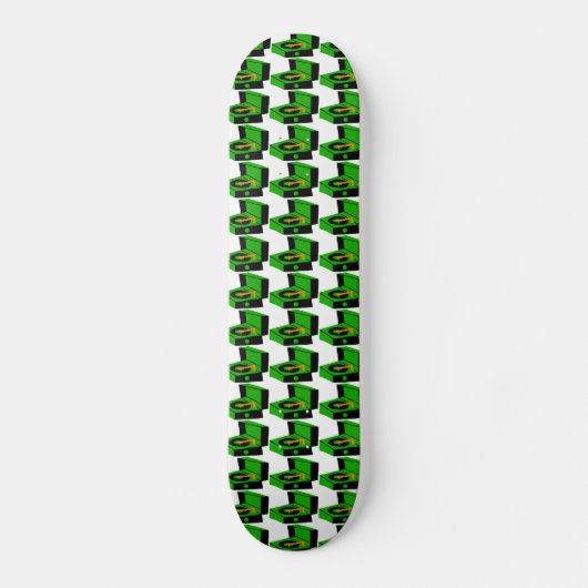 Skateboard van de Groene Speler van het Verslag (Voorkant)