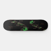 Skateboard van de Hawaiiaanse eilanden (Horizontaal)