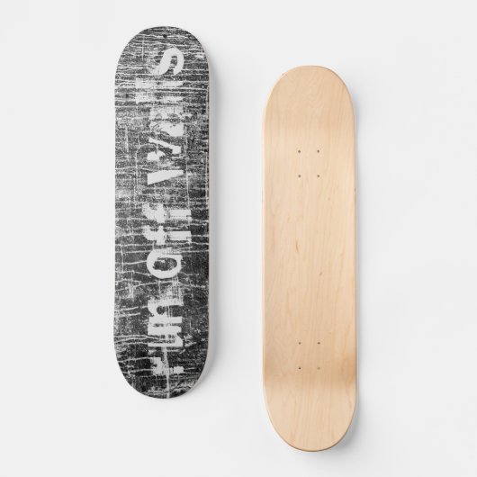 skateboard van de loopplank (Voorkant)
