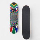 Skateboard van de mooie Zuid-Afrikaanse vlag (Voorkant)