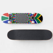 Skateboard van de mooie Zuid-Afrikaanse vlag (Horizontaal)