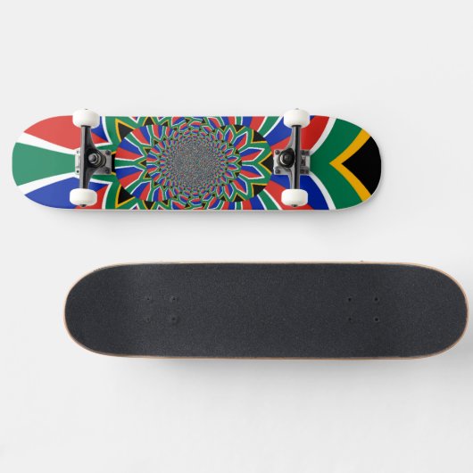 Skateboard van de mooie Zuid-Afrikaanse vlag (Horizontaal)