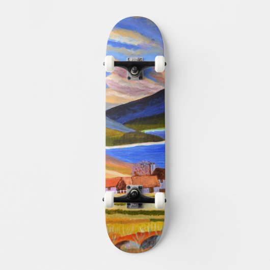Skateboard van de Schotse Hooglanden (Voorkant)