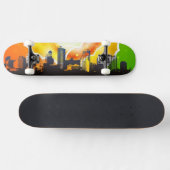 Skateboard van de Stedelijke Regenboogregenboog (Horizontaal)
