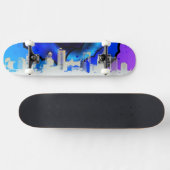 Skateboard van de Stedelijke Regenboogregenboog (Horizontaal)