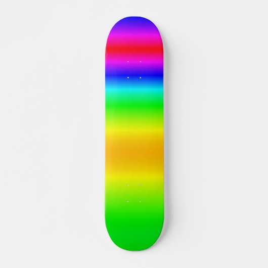 Skateboard van de Waterverf van de Rainbow van de  (Voorkant)