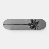 Skateboard van de zwarte en witte palmboom (Horizontaal)