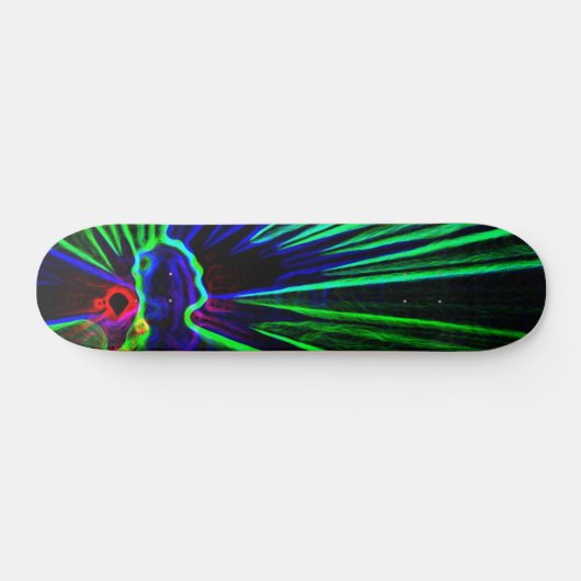 skateboard van DJ- en laserlampjes (Horizontaal)