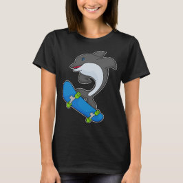 Skateboard van Dolphin T-shirt