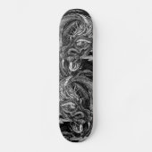 Skateboard van drakenkoppen (Voorkant)