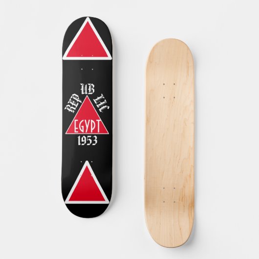 Skateboard van Egypte (Voorkant)