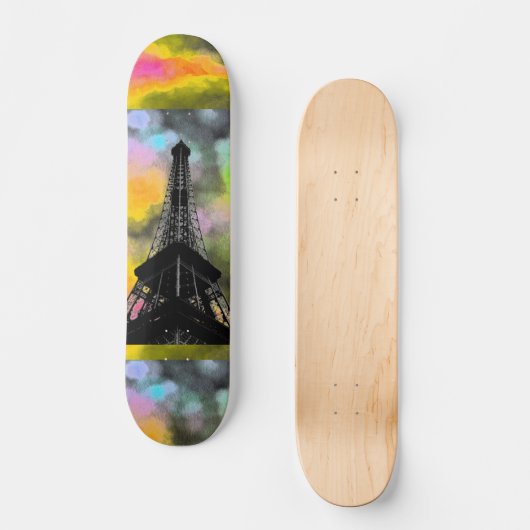 Skateboard van Eiffel Tower (Voorkant)