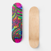 skateboard van fractale veren (Voorkant)