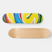 Skateboard van gekleurd Snoep (Horizontaal)